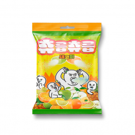 [매장판매용캔디]말랑 신맛가루 이모티콘 츄잉캔디 츄릅츄릅 새코미 75g 24입