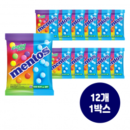 멘토스 8종 믹스(민트 + 7가지과일맛) 405g X12봉 (1800알)