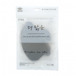 더맑은 프리미엄 황사방역마스크KF94(국내산/의약외품/식약처허가/대형/블랙)