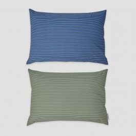 틸로우 스트라이프 면모달 베개커버 - 2컬러