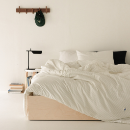 블랙 스트라이프 60수 순면 더따뜻한 차렵이불