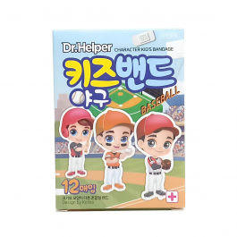 닥터헬퍼 키즈밴드 야구 12매입